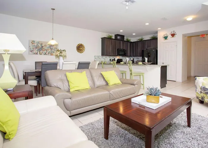 Family Friendly 4 Bedrooms With Gameroom Close To Disney In Compass Bay 5103
